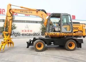 15 Ton Wheel Excavator with Sugarcane Grapple