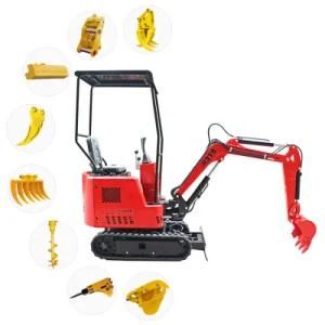 Free Shipping! 1000kg Hydraulic Digger 1000kg Hydraulic Mini Excavator with Competitive Price
