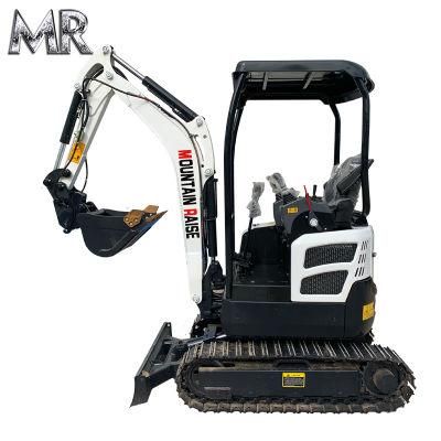 Yanmar Engine No Tail Retractable Track 2 Ton Mini Excavator