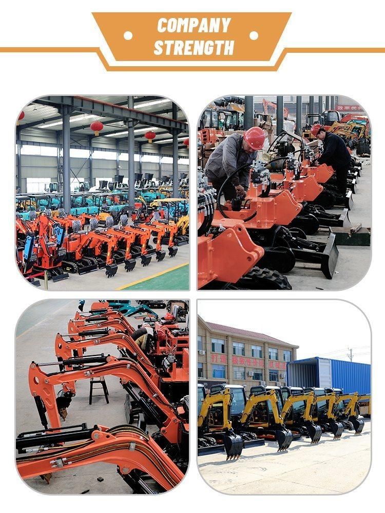 China Shanding SD15 1 2 3.5 Tons Mini Excavator with CE Excavator Parts