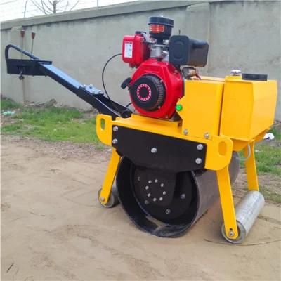 700kg Vibratory Single Drum Road Roller Vibrator Mini Compactor Rollers