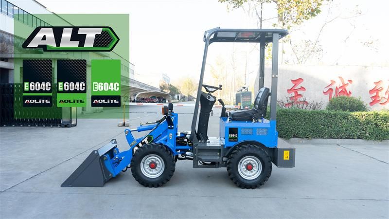 Good Quality New 4 Wheel Load 400kg Electric Wheel Loader