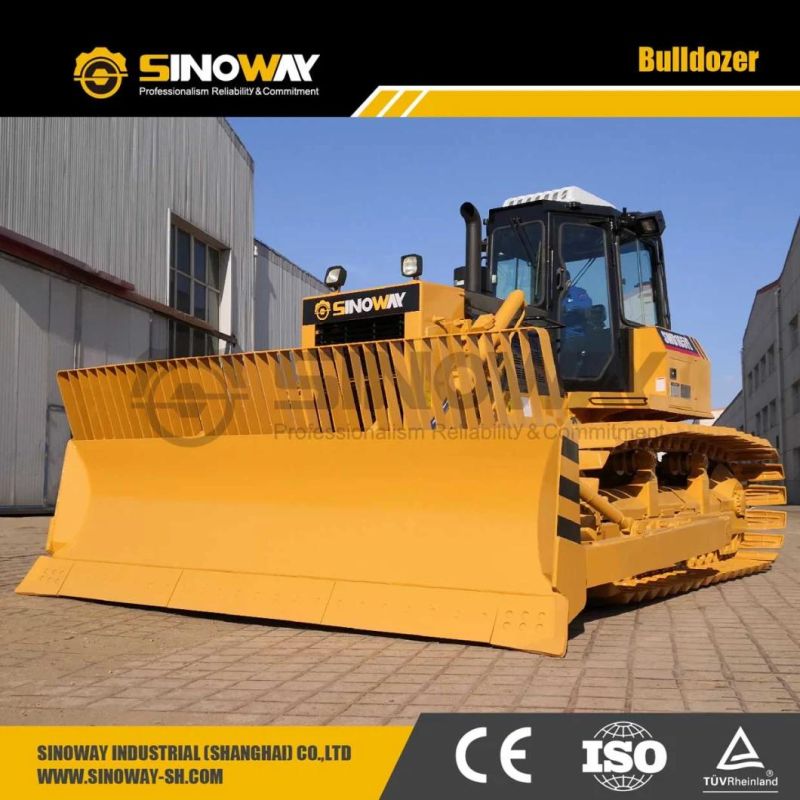 Good Performance Crawler Shove Bulldozer with 165 HP Weichai Engine
