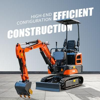 CE/ISO/EPA Certified 1000kg Hydraulic Crawler Mini Excavator for Sale