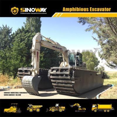 New Swamp Buggy Excavator Sinoway Amphibious Pontoon Excavator for Sale