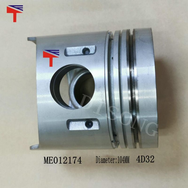 High-Performance Diesel Engine Engineering Machinery Parts Piston Me012174 for Diesel Engine Parts 4D32 4D31 6D31 Diameter 104mm
