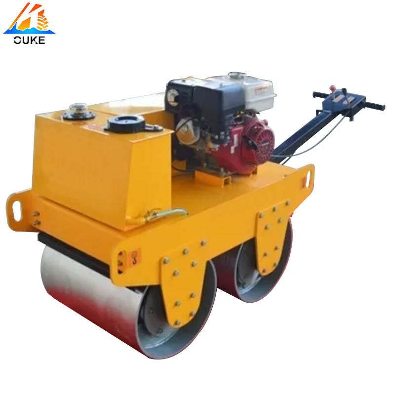 Walk Behind Big Double Drum Compactor Road Roller
