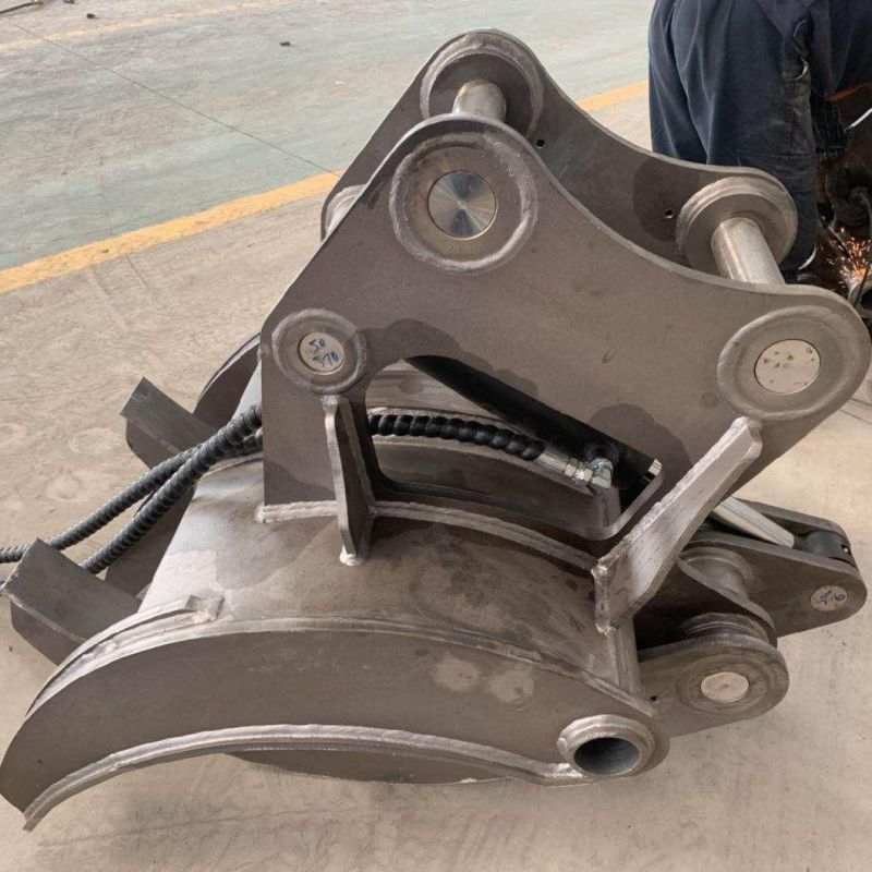 Excavator Hydraulic Gripper for 360 Rotary Rapple Wood Grapple Bucket