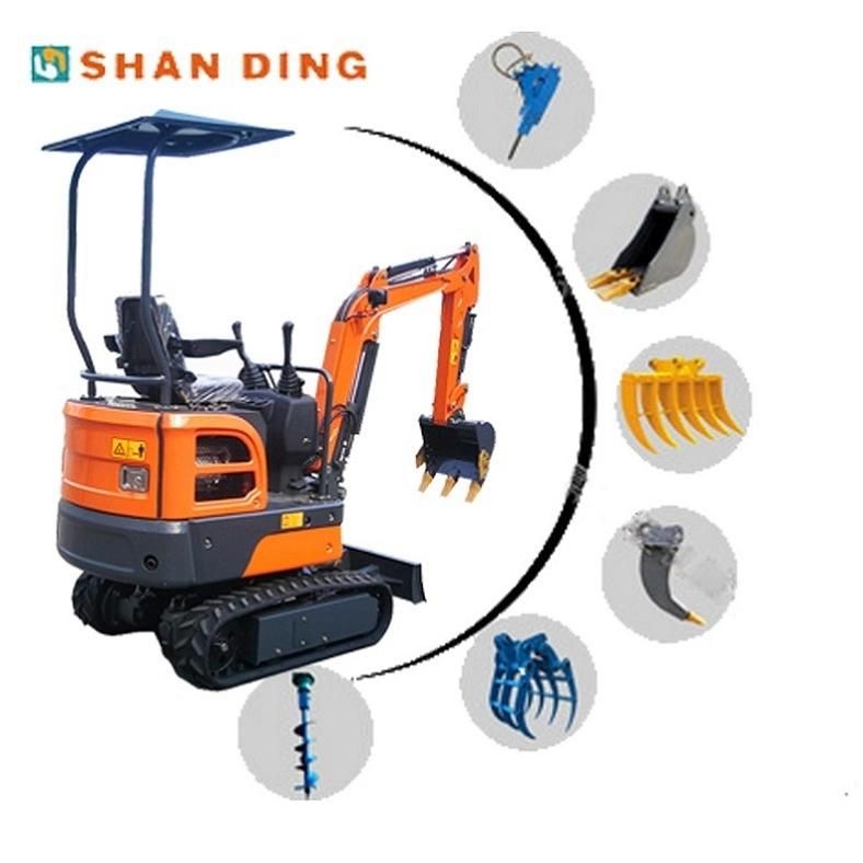 10% off Construction Equipment CE New Crawler Hydraulic Mini Excavators Wheel Excavator Mini Digger Amphibious Excavators with Excavator Parts Factory by Sea