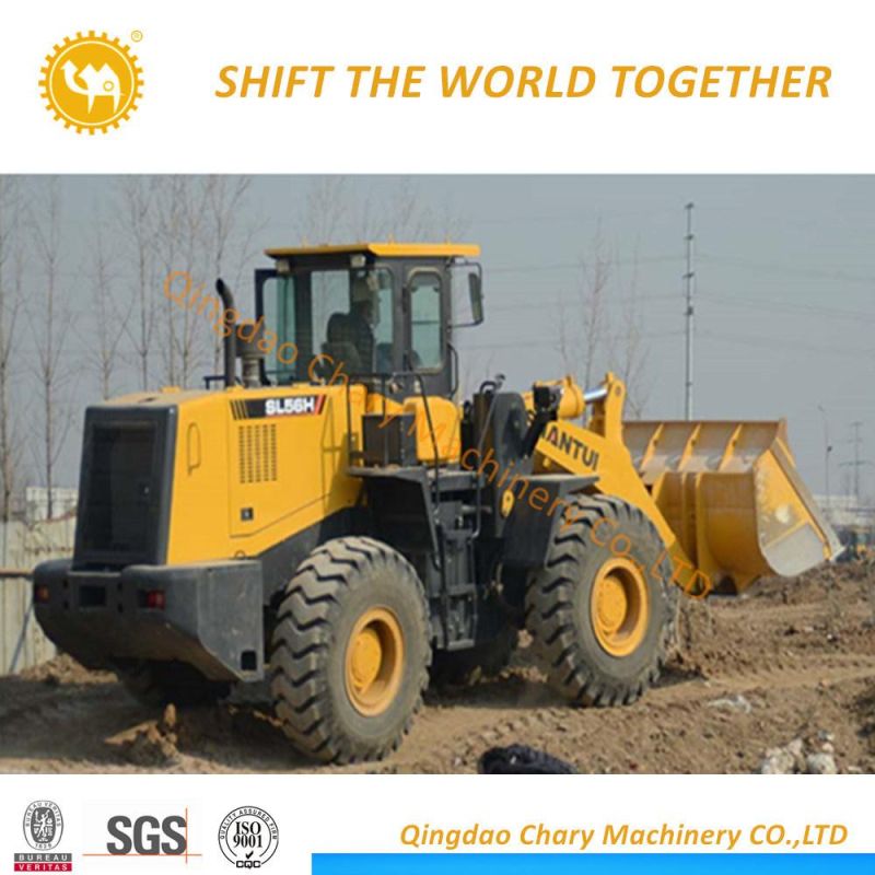 China Shantui Manufactory 5 Ton SL56h Front End Wheel Loader