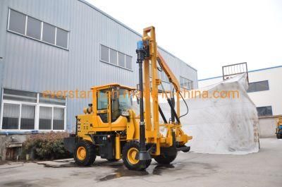 Equipped Intensive Lifting Guide Rail Pile Driver