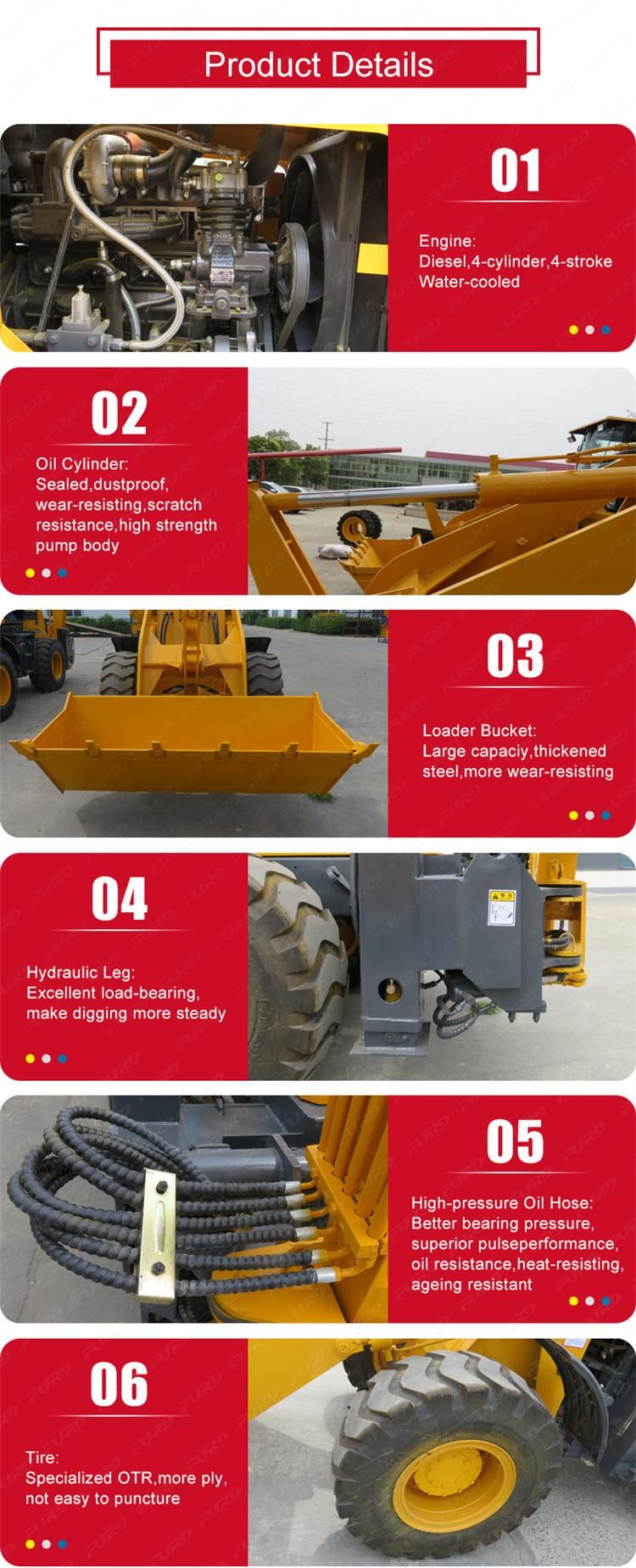 Good Use Mini Tractor Backhoe Loader Price