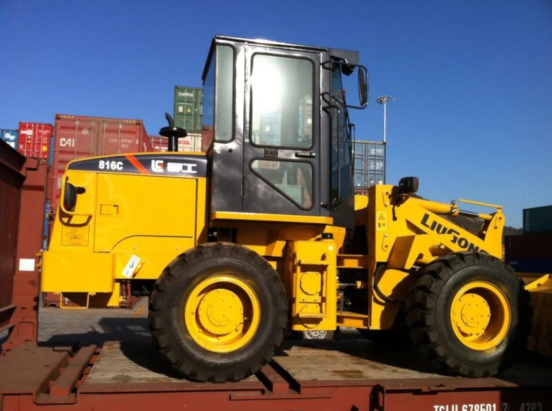 Liugong Mini Loader 2 Ton Wheel Loader 0.8cbm Clg816