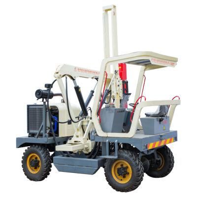 High-Quality Wheeled Pile Machine Made in China.