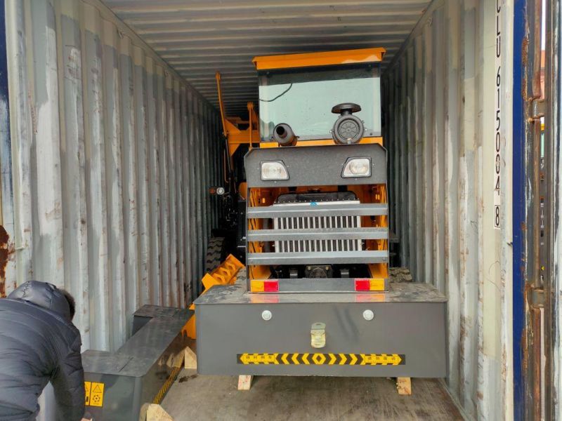 2 Ton Loaders Front Mini Wheel Loader with 1000 Kg Load Capacity