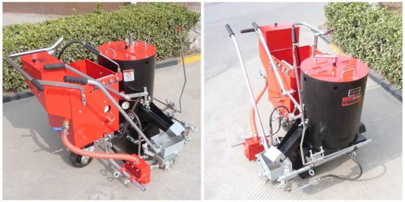 Hand-Guided Manual Thermoplastic Road Marking Machine