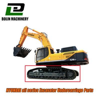 Hyundai Excavator Track Link Assembly R180 R200 R210-5 R220 Steel Track Chain with Shoe Undercarriage Parts