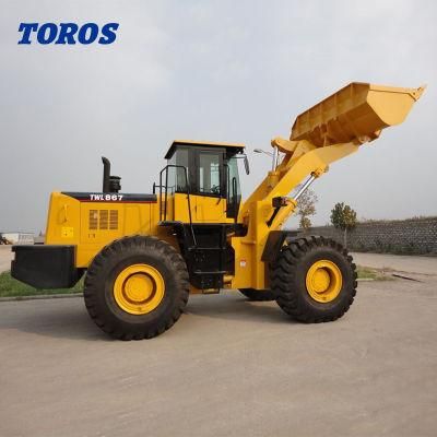 Multifunction Farm Screening Bucket Log Wood Fork Grapple Dump Trailer High Quality Hydraulic Wheel Loader with Remote Control