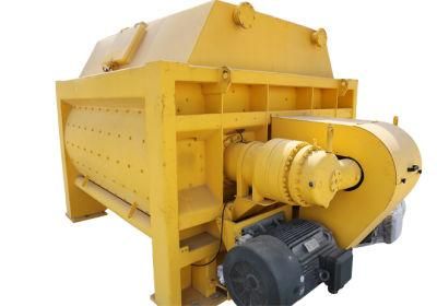 New Stationary Horizontal Forced Double Shaft Js1000 Concrete Cement Mixer