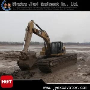 Hydraulic Excavator with Undercarriage Pontoon Jyae-236