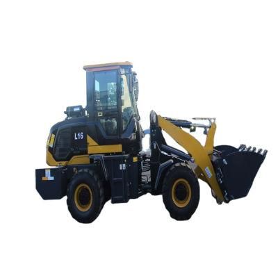 Shantui Cheap Price 0.63m3 Bucket 1.8 Ton L16 Front End Wheel Loader for Sale