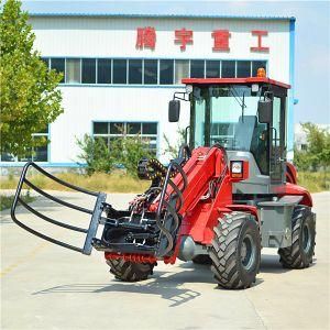 Chinese Mini Wheel Loader Boom Loader Tl1500 Telescopic Small Wheel Loader for Sale