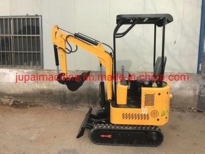 Mini Excavator 1000kg Wheel Excavators Construction Machinery Garden Mini Digger 1 Ton Construction Equipment Excavators