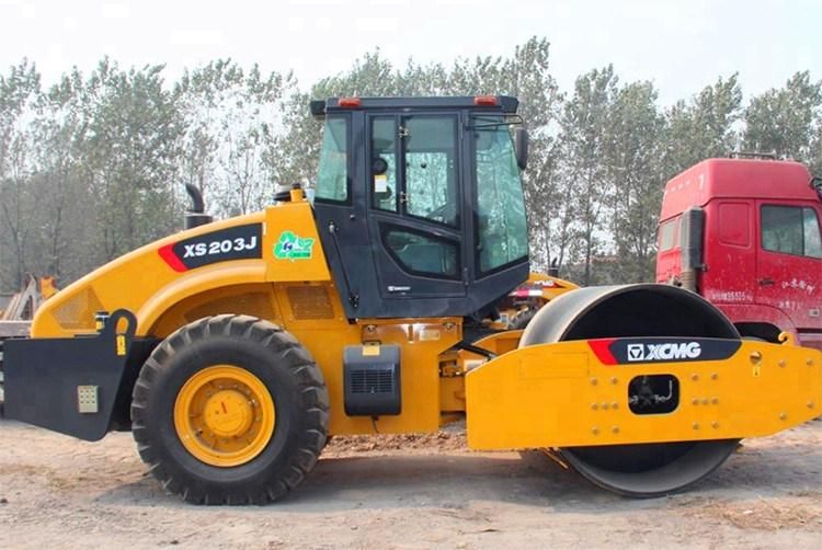 XCMG Xs203j 20 Ton Single Drum RC Vibratory Road Roller Compactor Price for Sale