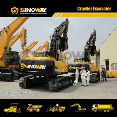 Hot Sale Sinoway 23tons Crawler Excavators with 1.0m3 Bucket