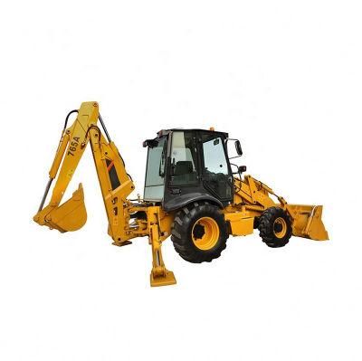 Liugong Clg764 8.3 Ton 1m3 Bucket Excavator Wheel Backhoe Loader