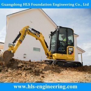 Cat Carterpiller Mini Wheel Excavator Construction Machine