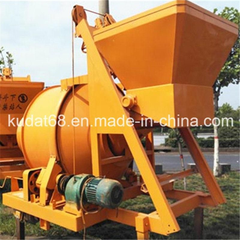 Portable Concrete Mixer with Hosit Hopper (RDCM500-17EHS)