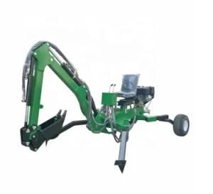 9HP ATV Ggasoline Backhoe Wheel Excavator with CE/EPA for Sale