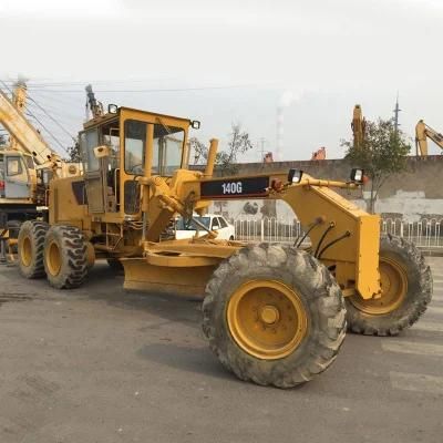 Original Used Cat Motor Grader 140g High Quality Construction Equipment