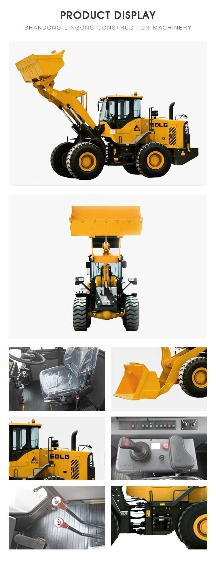 Small Hydraulic Pilot Control Compact Wheel Loader with 1.8m3 Bucket LG936L (more models for sale)