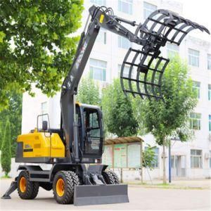 Loader Type Excavator Mini Wheel Loader Excavator Bd95W-9b