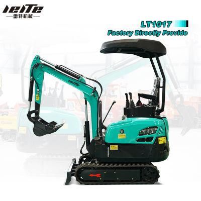 Lt1017 Farming Machinery 1700kg Capacity Mini Excavators with Japanese Kubota Engine Home Delivery with Ex-Factory Price
