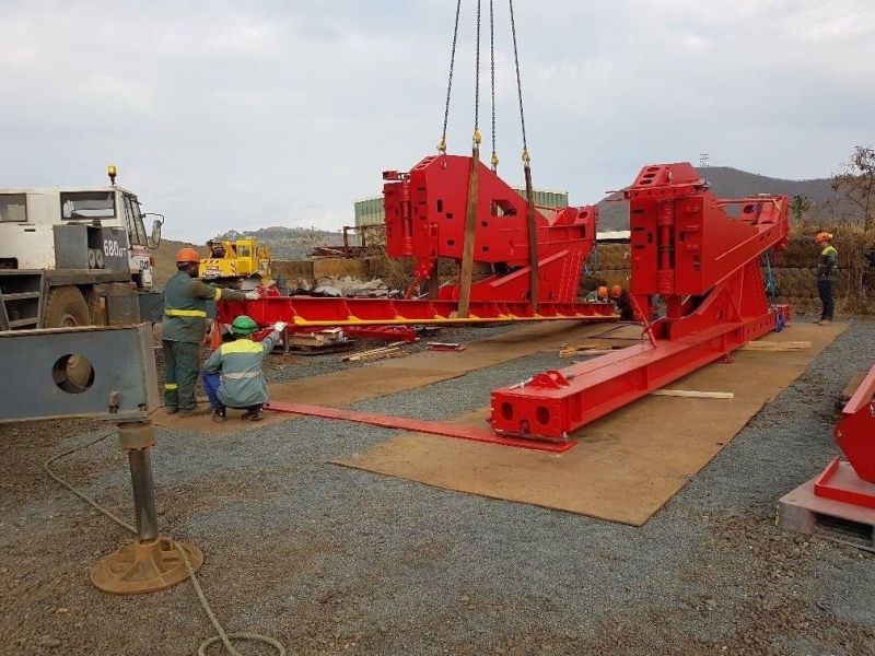 Trailer Container Tilter 20 Feet Container Tilter Scrap Loading Machine Price
