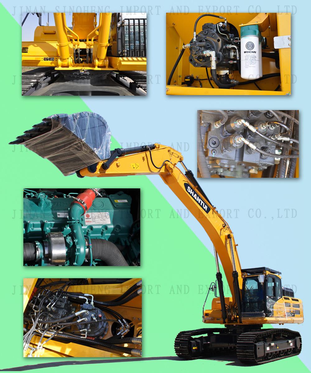 China Excavator Se370LC/W Large-Sized Operating Weight 36800kg