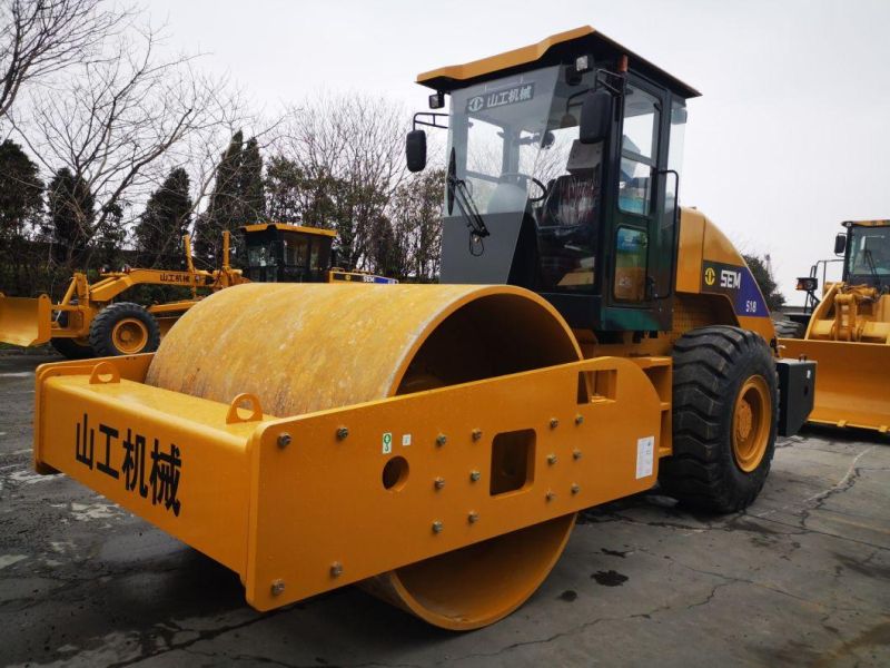 New Type Sem Hydraulic Single Drum 18 Ton Road Compactor Vibratory Road Roller Sem518