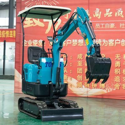 1000kg Construction Excavator Mini Hole Tractor Digger with Best Price