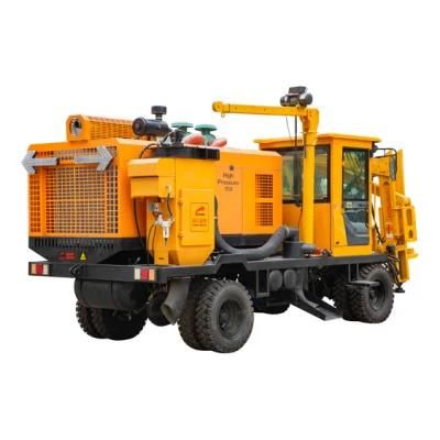 Ground Screw Driving and Ramming Pile Driver Machine