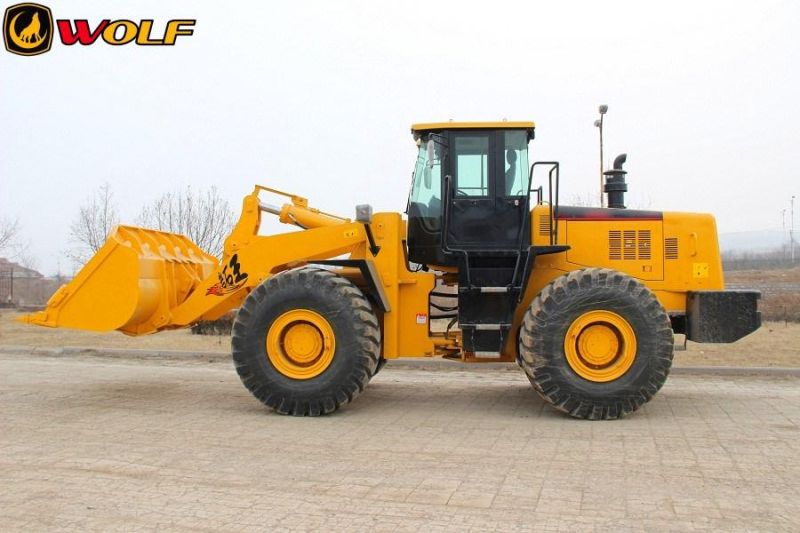 Front Digger Wl968 Bulldozer Wheel Loader with Construction Equipment