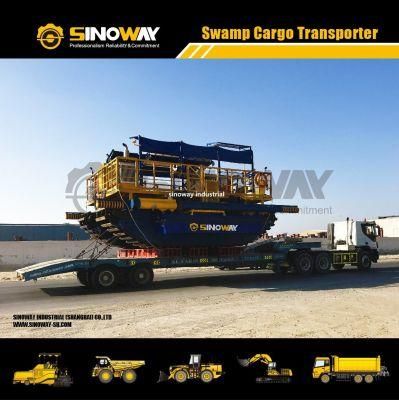 Amphibious Drilling Equipment Sinoway Amphibious Undercarriage Unit with Jacking Leg for Drill Rig