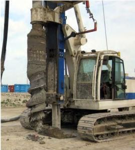 Soil Displacement Pile System Fdp with Starting Auger