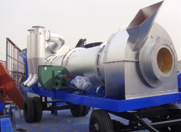 40L-175L Per Hour Bitumen Mixer Mobile Asphalt Mixing Plant