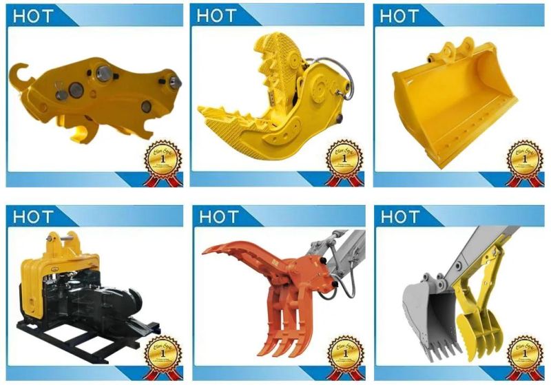 Construction Machinery Parts Stone Rock Hydraulic Rotating Grapple Clamp Grapple