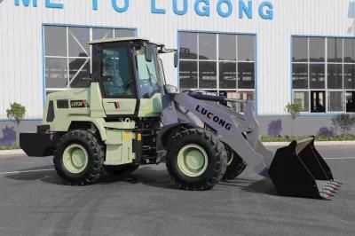 Shandong Lugong Brand Mini/Small/Compact Wheel Loader LG938 with Bucket 1m3 Payload 1.8t