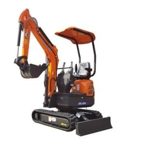 Chinese Cheap 1.6 Ton Excavator Micro Small Hydraulic Crawler Tracked Digging Machine Mini Excavator for Sale