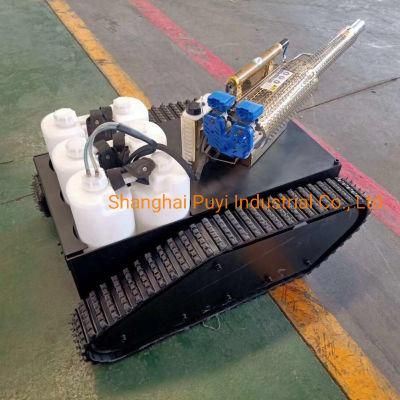 Rubber Track Chassis Undercarriage Robot with 200kg Load Weight